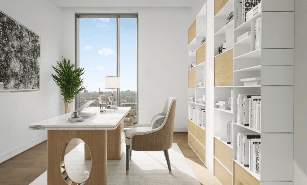 A study at No. 3401 at 1711 Allen Parkway in The Residences at the Allen